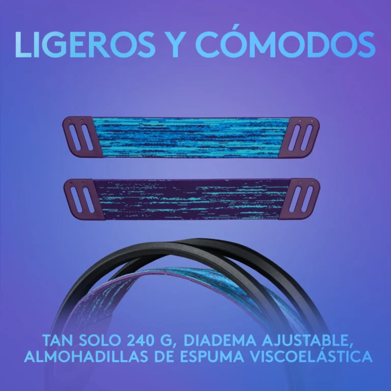 Audífono Gamer Logitech G335 3.5 mm Ligeros